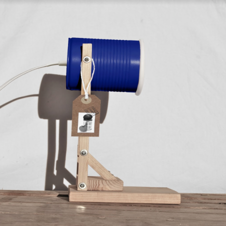 Lampe de bureau Iliui bleu et blanc