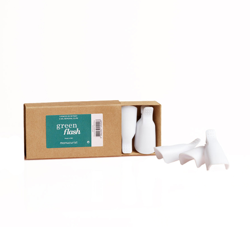 Pinces de retrait Manucurist – pour un retrait doux & efficace du vernis Green Flash