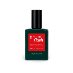 Vernis semi-permanent Green Flash Manucurist – Brillance & formule clean