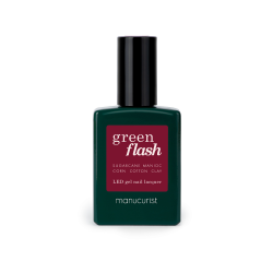 Vernis semi-permanent Green Flash Manucurist – Brillance & formule clean