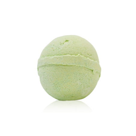 Boule de Bain « Eclat de citron » – Bombe effervescente enrichie beurre de karité | Capitaine Cosmétiques