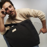 Elzévir – Grand sac week-end 48h en coton recyclé – Rive Droite