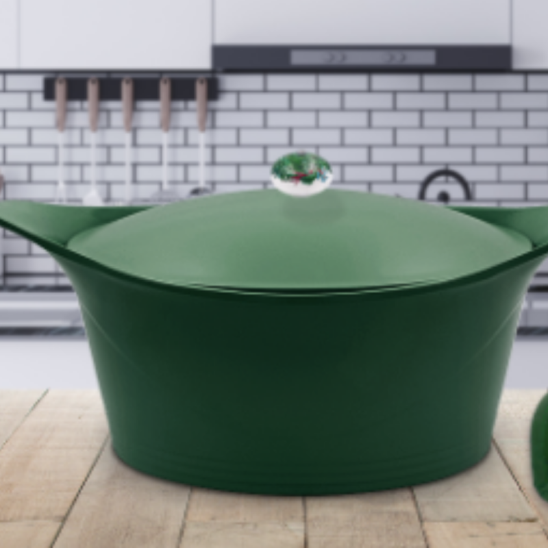 L’Incroyable Cocotte 28 cm Cookut – vert fougére | 7 L, légère & sans PFAS 