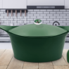L’Incroyable Cocotte 28 cm Cookut – vert fougére | 7 L, légère & sans PFAS