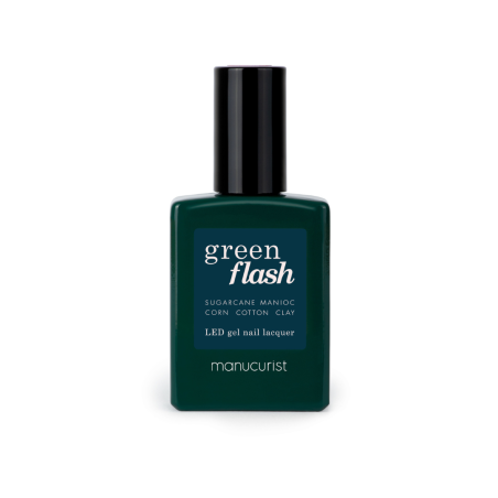 Manucurist - Vernis Semi-Permanent Green Flash Dark Clover | 10 Jours