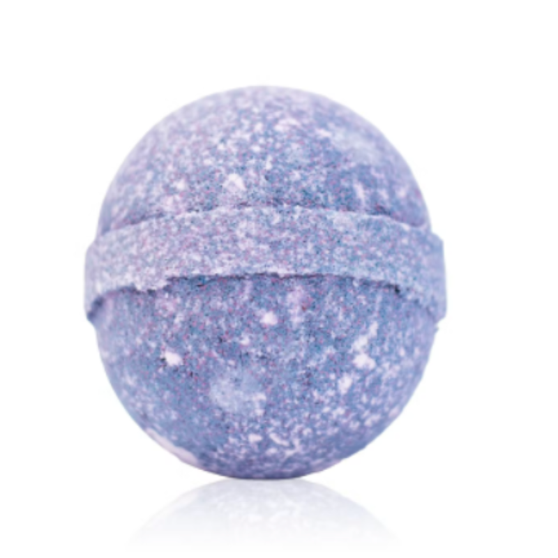Boule De Bain Violette Bombe Effervescente Enrichie Beurre De 