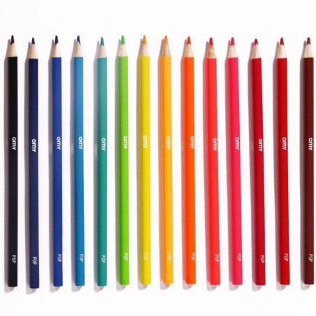 Omy - 16 crayons de couleur POP