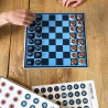 Jeu Dames & Échecs – Cookut | 2‑en‑1, pions personnalisables