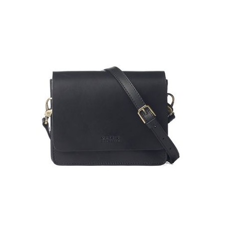 O My Bag - Audrey Mini Noir - Sac en cuir à bandoulière - 2 sangles