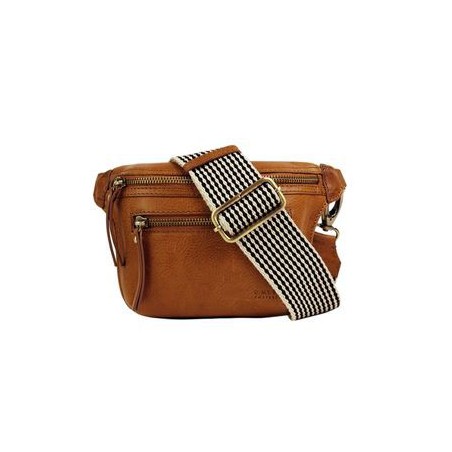 O My Bag - Beck's Stromboli Cognac - Sac banane en cuir