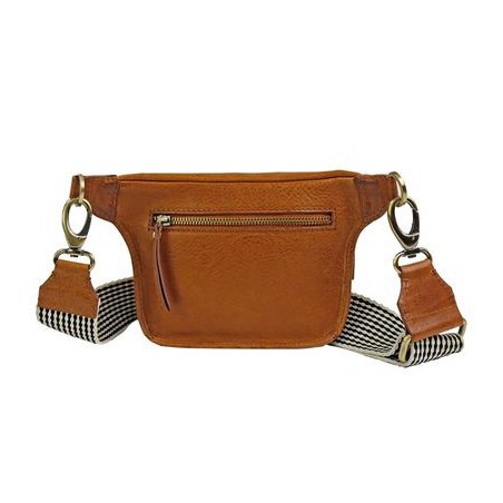 O My Bag - Beck's Stromboli Cognac - Sac banane en cuir