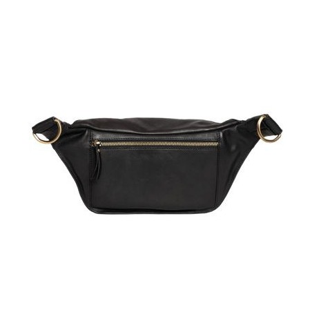 O My Bag - Drew Soft Grain Noir - Sac banane en cuir
