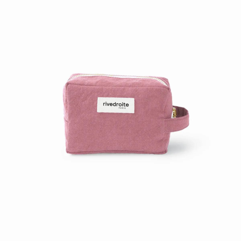 Petite trousse Tournelles – Rive Droite | Coton recyclé, compacte & stylée