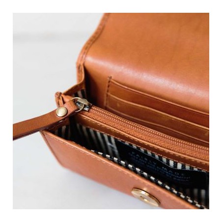 O My Bag - Jo Classic Cognac - Portefeuille en cuir