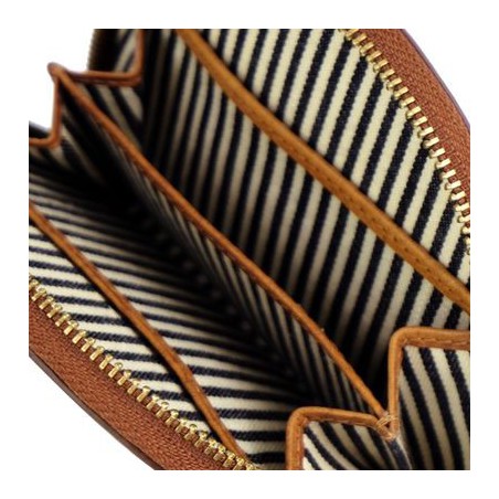 O My Bag - Laura Croco Cognac - Porte-monnaie en cuir