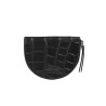 O My Bag - Laura Croco Noir - Porte-monnaie en cuir