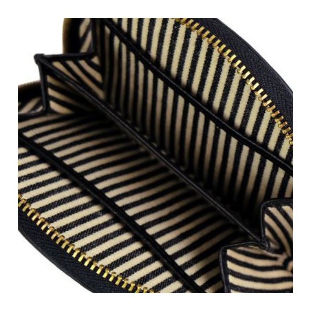 O My Bag - Laura Croco Noir - Porte-monnaie en cuir