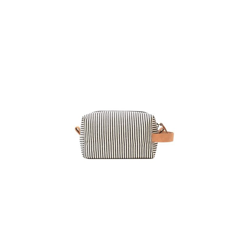 Trousse Ted Small O My Bag – mini format, coton recyclé & cuir 