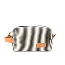 Trousse Ted Small O My Bag – mini format, coton recyclé & cuir 