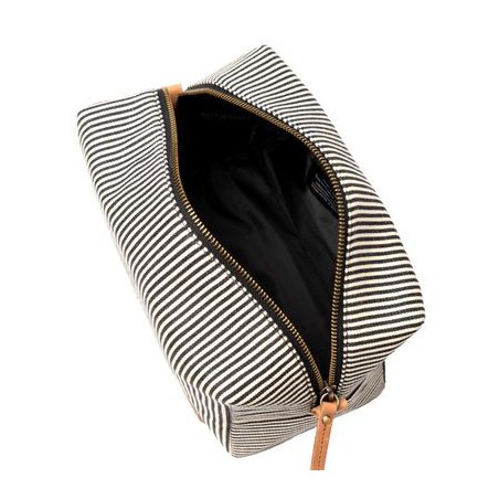 Trousse Ted Large O My Bag – coton recyclé & cuir Camel Hunter