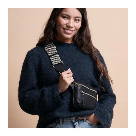 O My Bag - Beck's Stromboli Noir - Sac banane en cuir