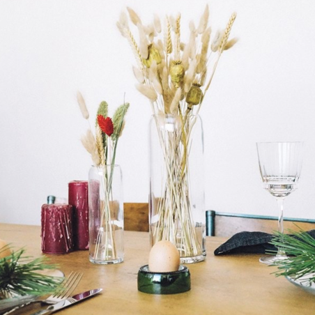 Set de 3 Coquetiers Q de Bouteilles – Verre recyclé & artisanal