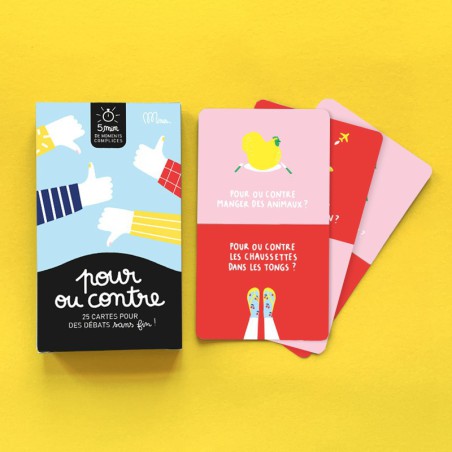 Jeu Pour ou contre? - Minus Editions