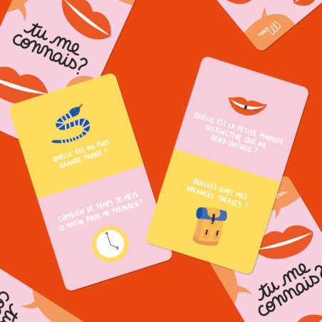 Jeu Tu me connais? - Minus Editions