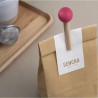 Pince à sachet en bois rose - tout simplement,