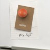 Magnet boule en bois orange - tout simplement,