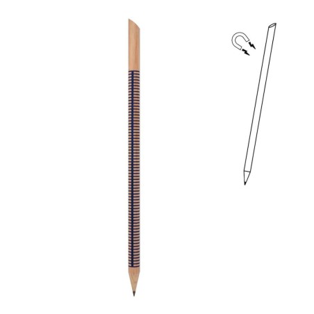 Crayon aimant rayure bleue - tout simplement,