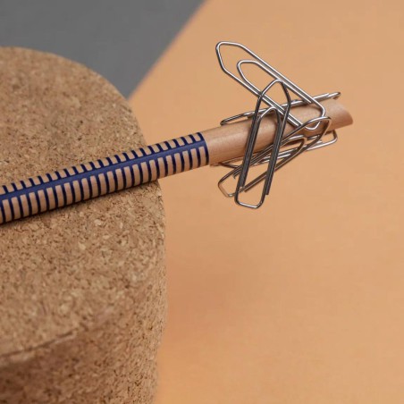 Crayon aimant rayure bleue - tout simplement,