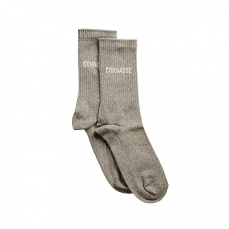 Chaussettes pailletées façon sport – Félicie Aussi | Taille 36–40 | Fabriquées en France