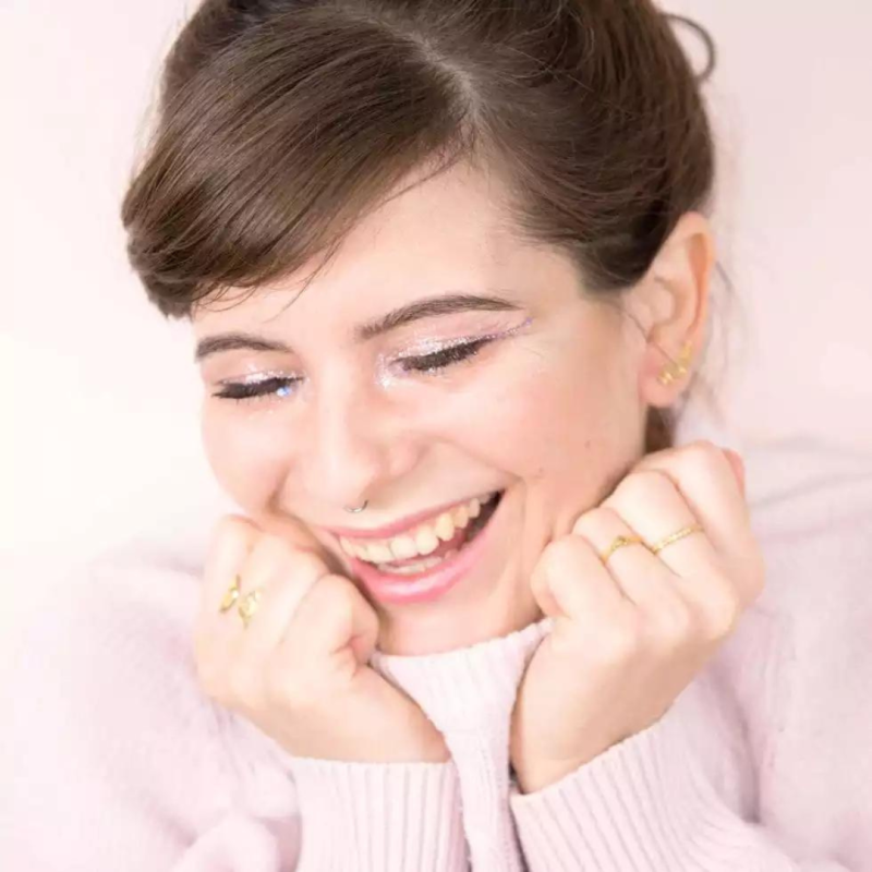 Paillettes Pure Rose Biodégradables - Si Si La Paillette