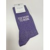 Chaussettes pailletées façon sport – Félicie Aussi | Taille 36–40 | Fabriquées en France