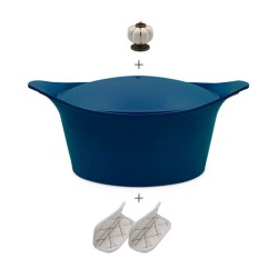 L’Incroyable Cocotte 28 cm Cookut – bleu myrtille | 7 L, légère & sans PFAS