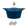 L’Incroyable Cocotte 28 cm Cookut – bleu myrtille | 7 L, légère & sans PFAS 