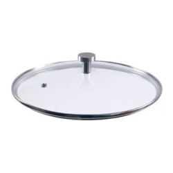Couvercle Cookut 28 cm – Verre & Inox – Avec poignée | Cocotte & poêle
