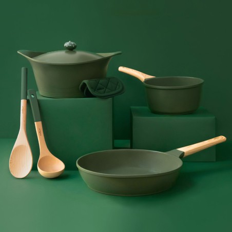 L’Incroyable Cocotte 28 cm Cookut – vert fougére | 7 L, légère & sans PFAS
