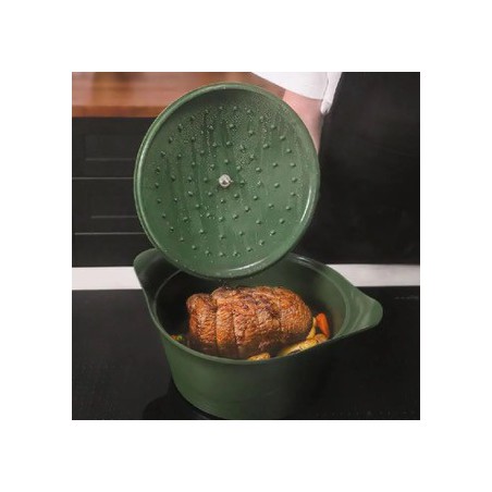 L’Incroyable Cocotte 28 cm Cookut – vert fougére | 7 L, légère & sans PFAS 