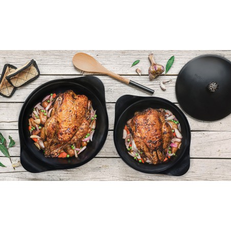 L’Incroyable Cocotte 28 cm Cookut – noir graphite | 7 L, légère & sans PFAS