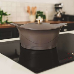 L’Incroyable Cocotte 28 cm Cookut – moka | 7 L, légère & sans PFAS