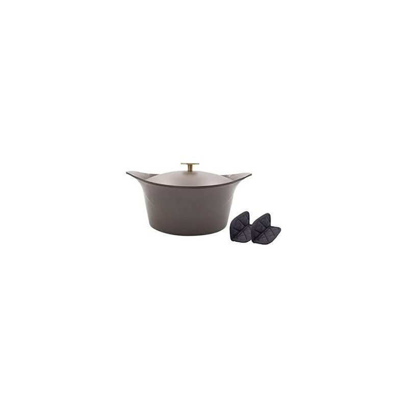 L’Incroyable Cocotte 28 cm Cookut – moka | 7 L, légère & sans PFAS 