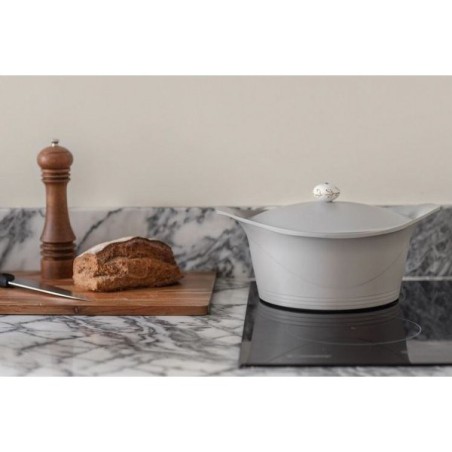 Cookut - Cocotte 28 cm Ultra Légère Gris Perle