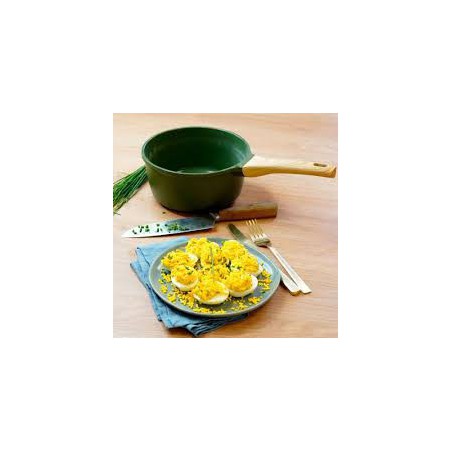 L’Incroyable Casserole 20 cm Cookut – Vert Fougére | Anti‑adhérente, tous feux 