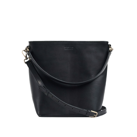 *O My Bag - Bobbi Bucket Bag Maxi Black Classic Leather - 2 sangles