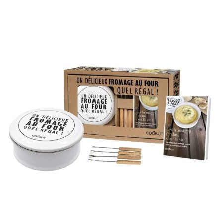 Coffret Cuiseur Fromage Fondu – Fondue au four Cookut, design & pratique