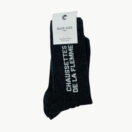 Chaussettes façon sport – Félicie Aussi | Taille 36–40 | Fabriquées en France