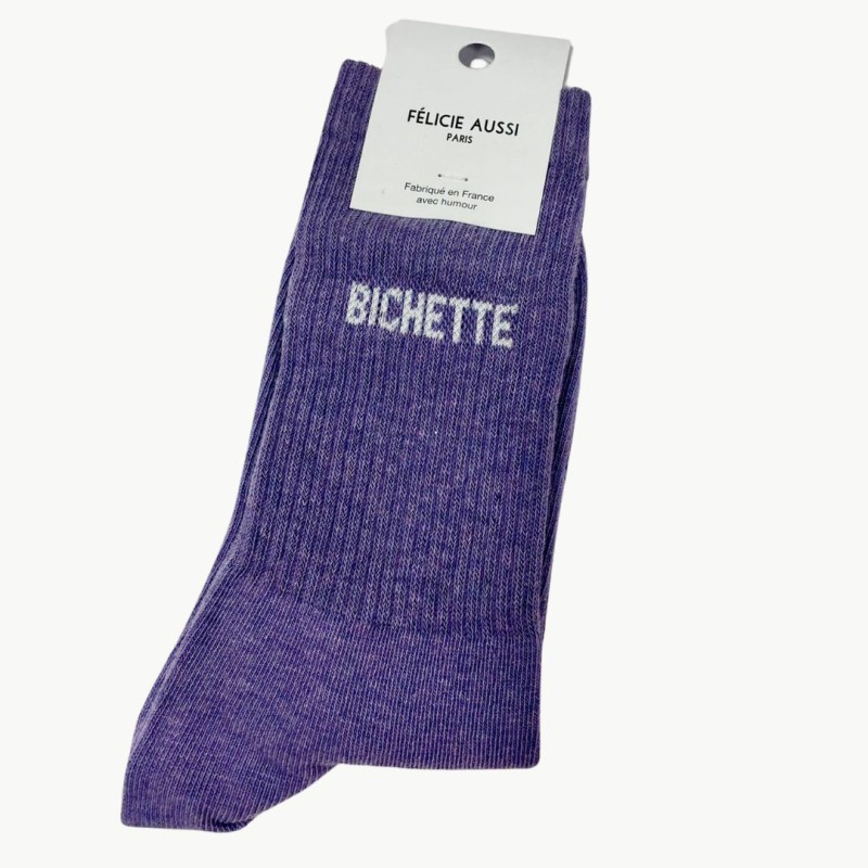 Chaussettes façon sport – Félicie Aussi | Taille 36–40 | Fabriquées en France
