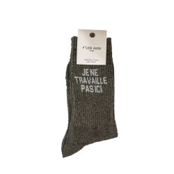 Chaussettes pailletées façon sport – Félicie Aussi | Taille 36–40 | Fabriquées en France